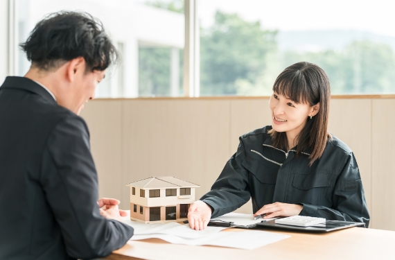 建物を見て提案する